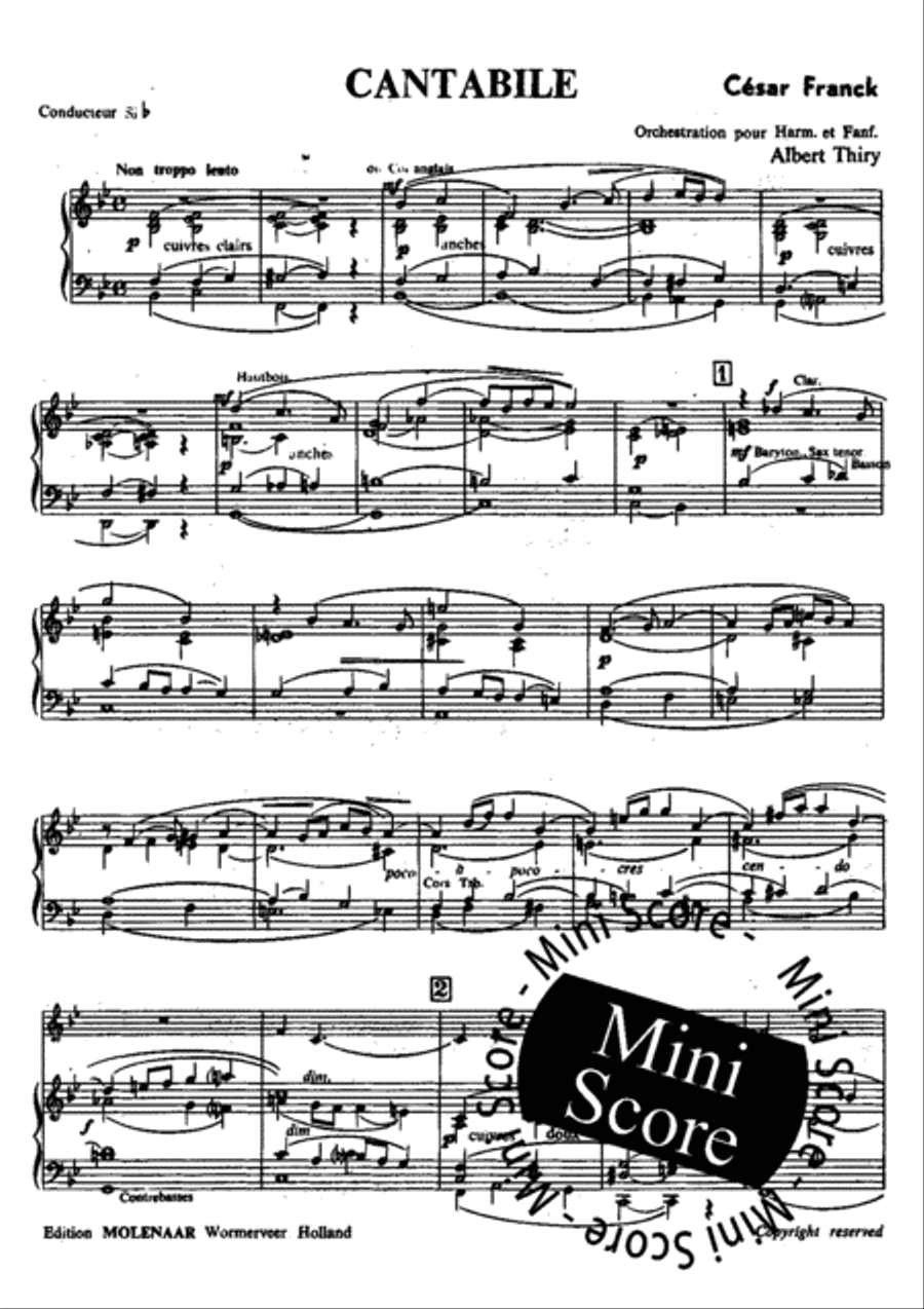 Cantabile Concert Band scores gallery preview page 3