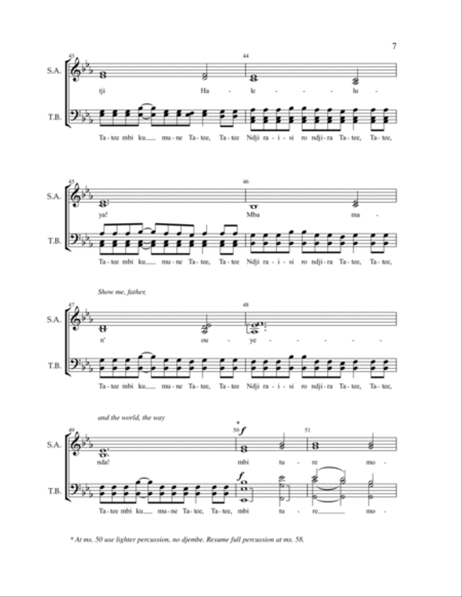 Ndji Raisa Ondundu Ndji Raisa Ondundu 4-Part scores gallery preview page 5