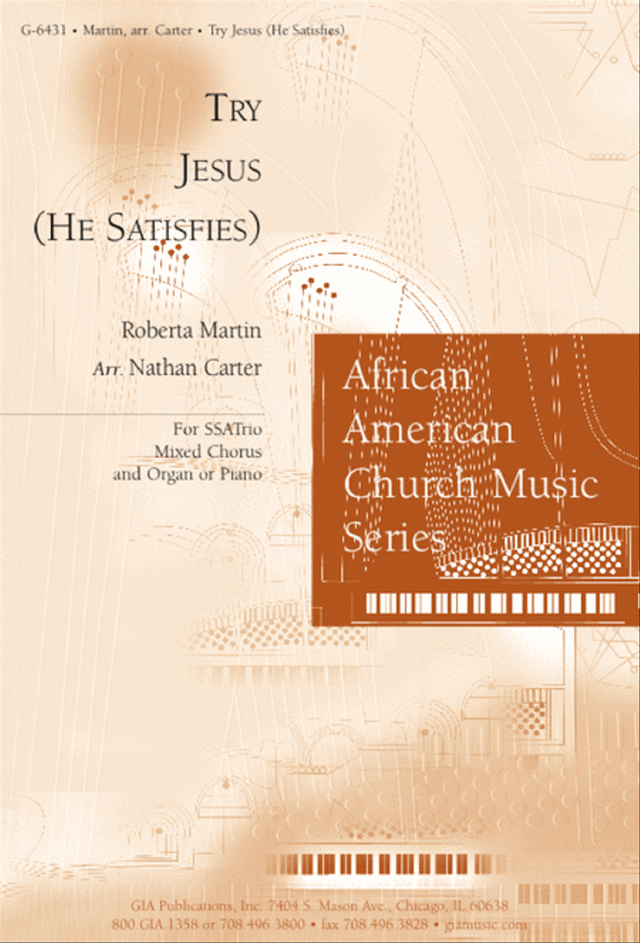 Try Jesus (He Satisfies) SSA scores gallery preview page 1