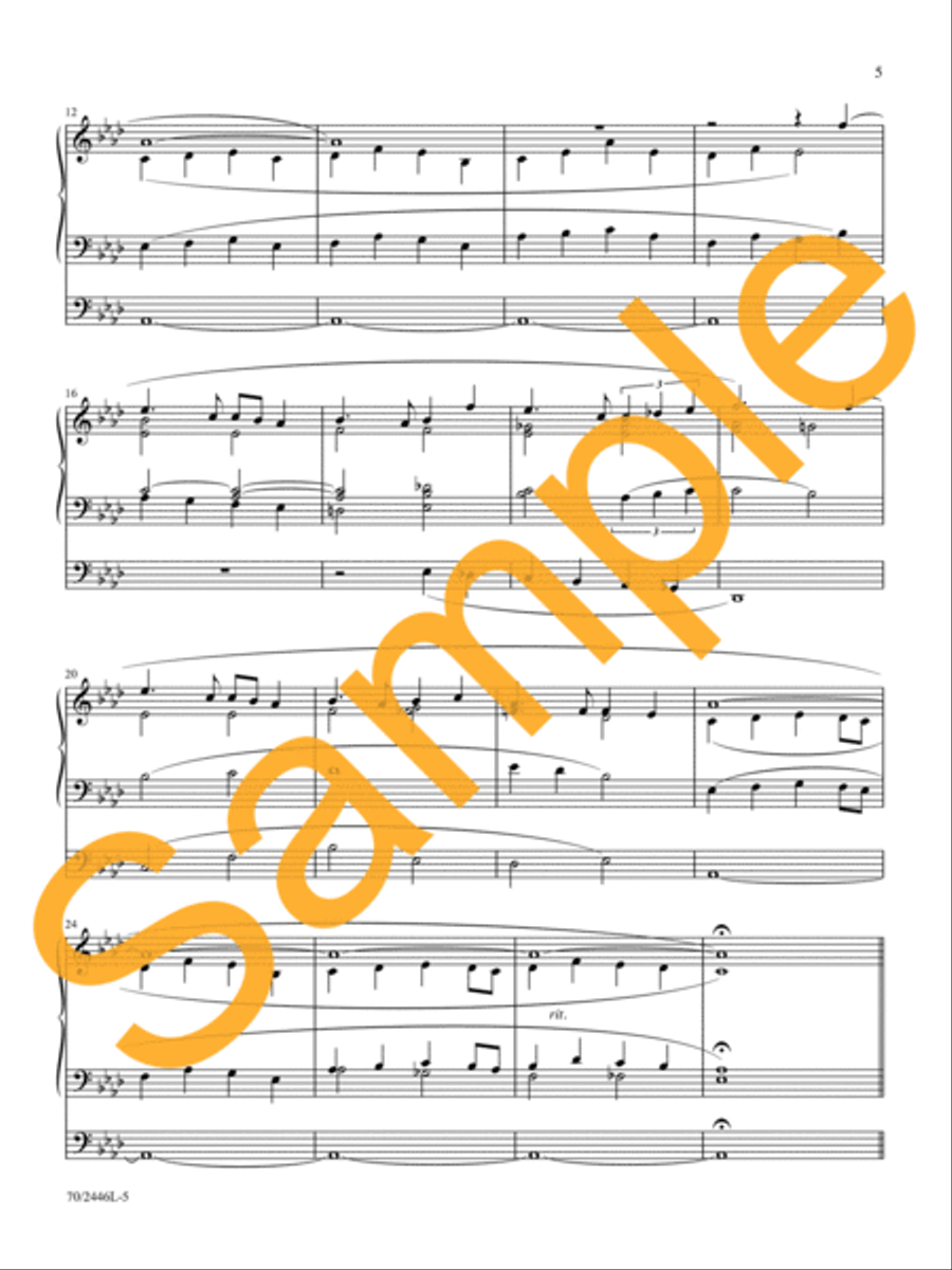 All Glory Be to Christ All Glory Be to Christ Organ Solo scores gallery preview page 6