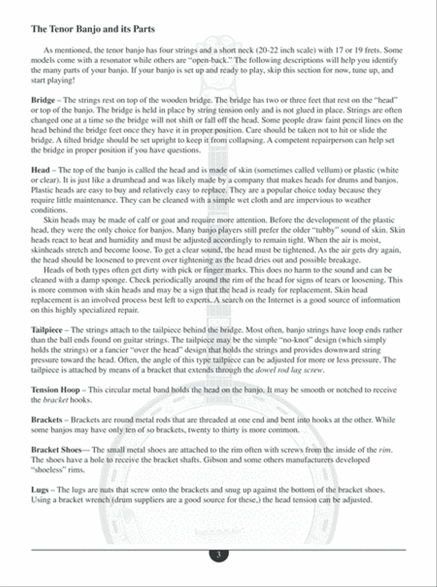 First Lessons Tenor Banjo Banjo scores gallery preview page 4