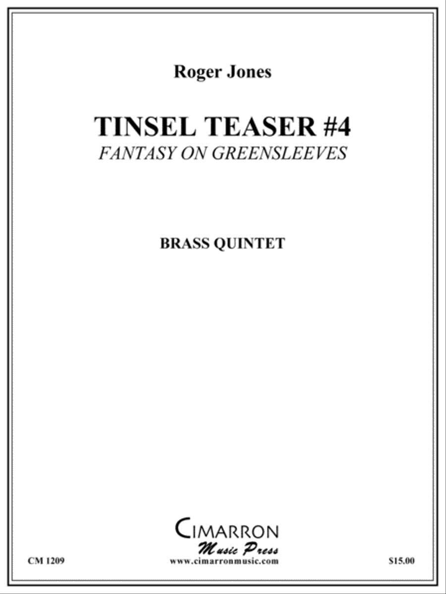 Tinsel Teaser #4 Tinsel Teaser #4 Brass Quintet scores gallery preview page 1