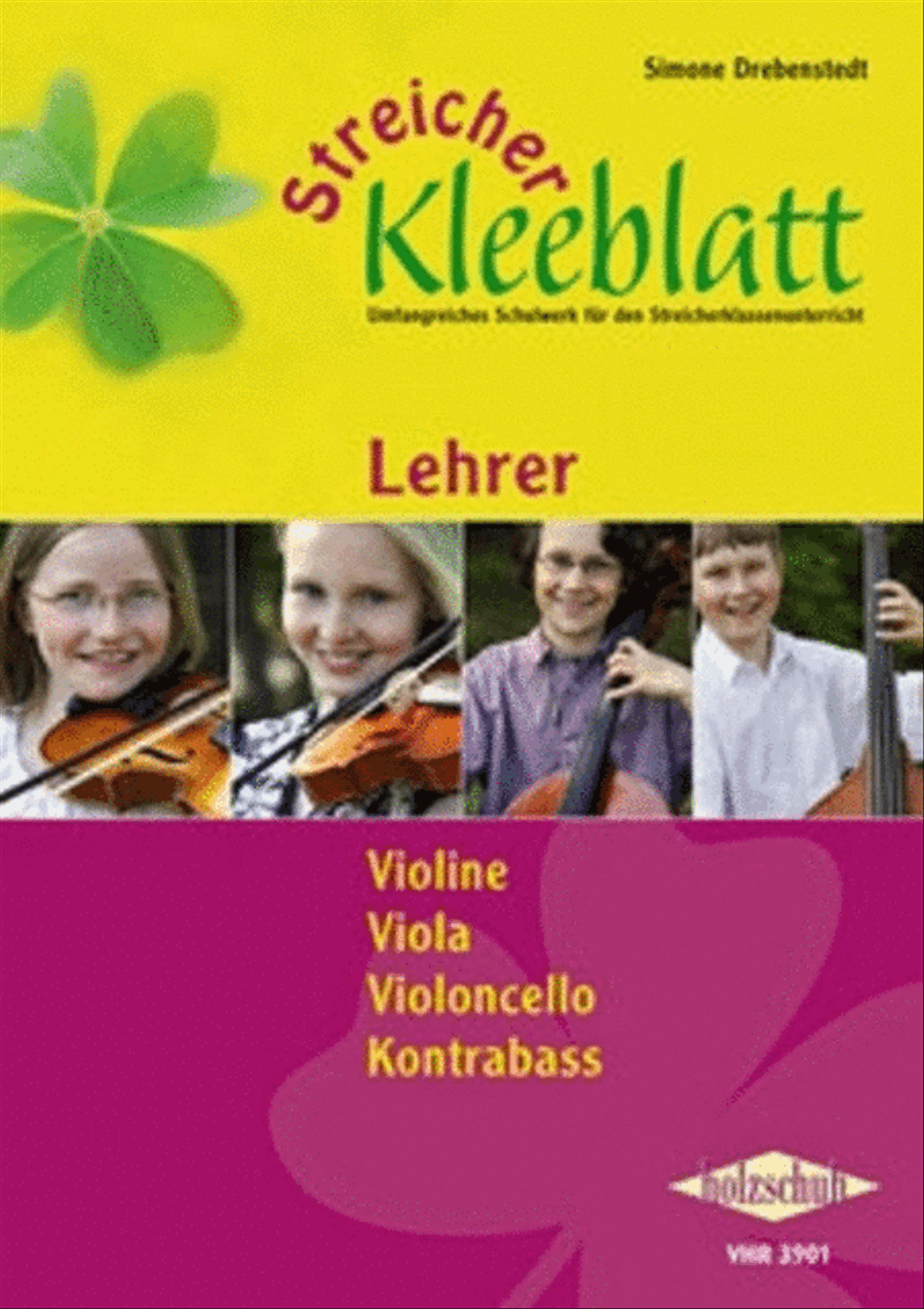 Streicher Kleeblatt - Lehrerband Cello scores gallery preview page 1