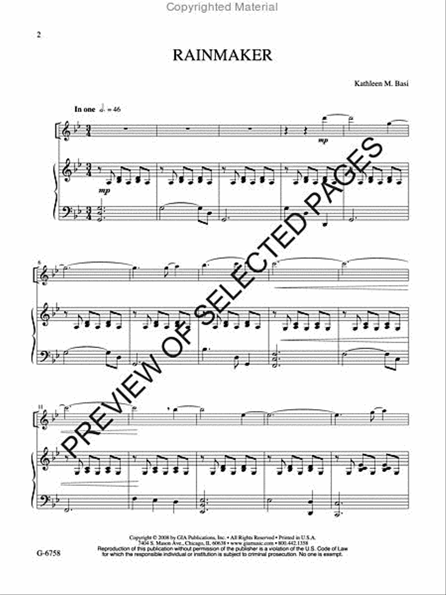 Times and Seasons Flute Solo scores gallery preview page 2