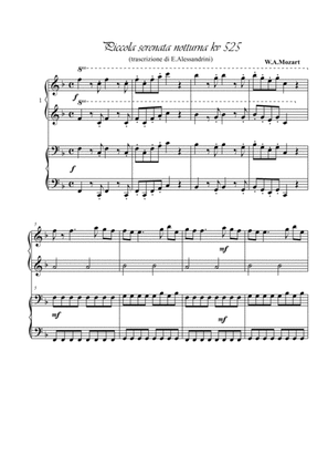 Eine Kleine Nacht Music- Piccola musica notturna Piano 4 hands