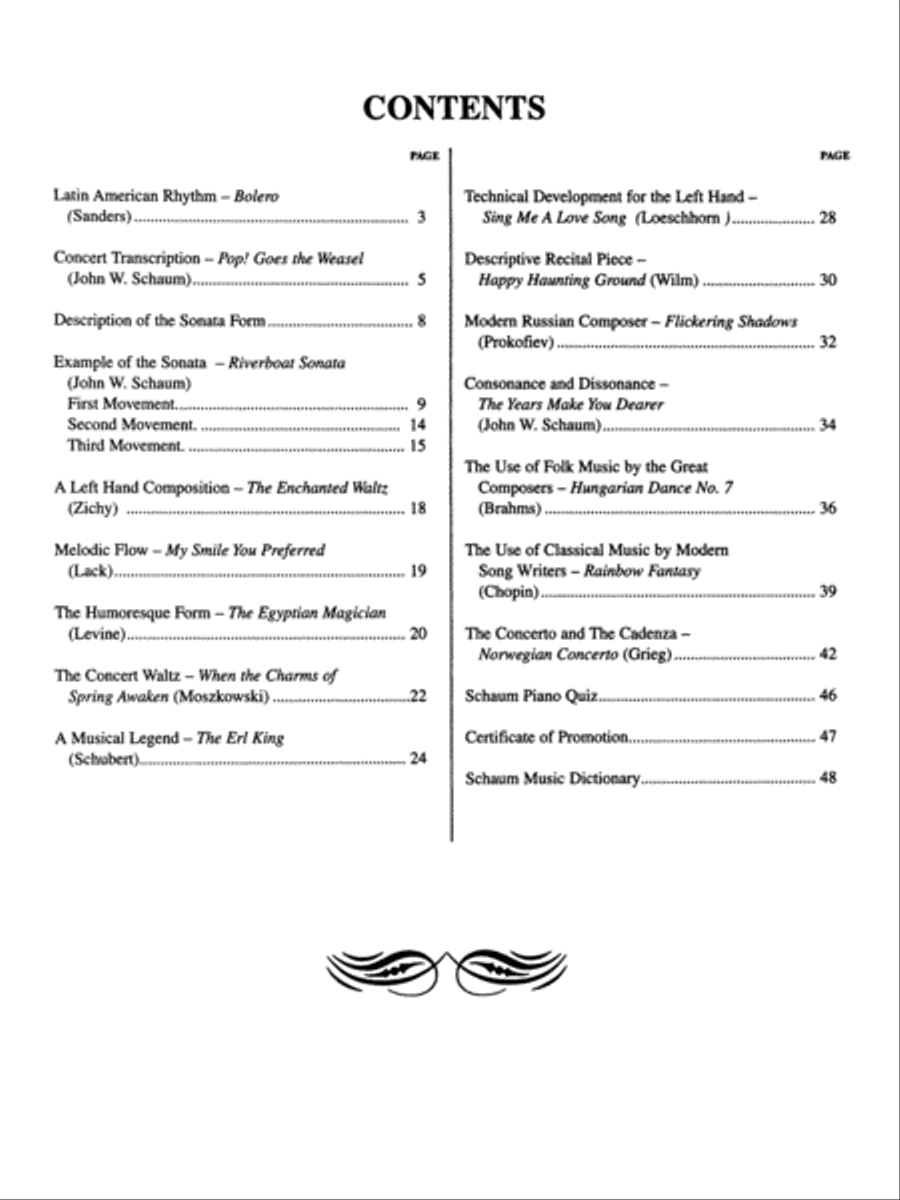 John W. Schaum Piano Course Piano Method scores gallery preview page 2