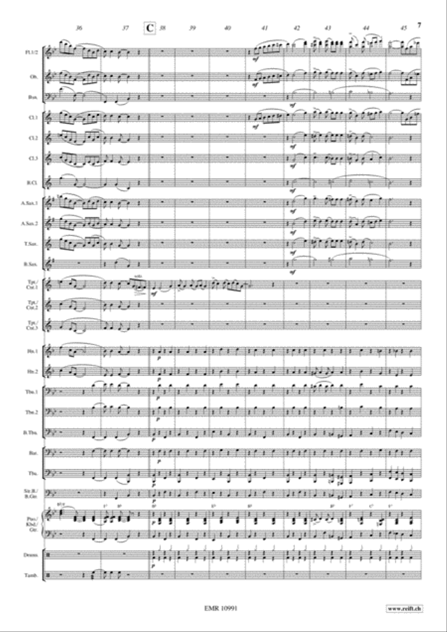 Easy Winners Concert Band scores gallery preview page 8