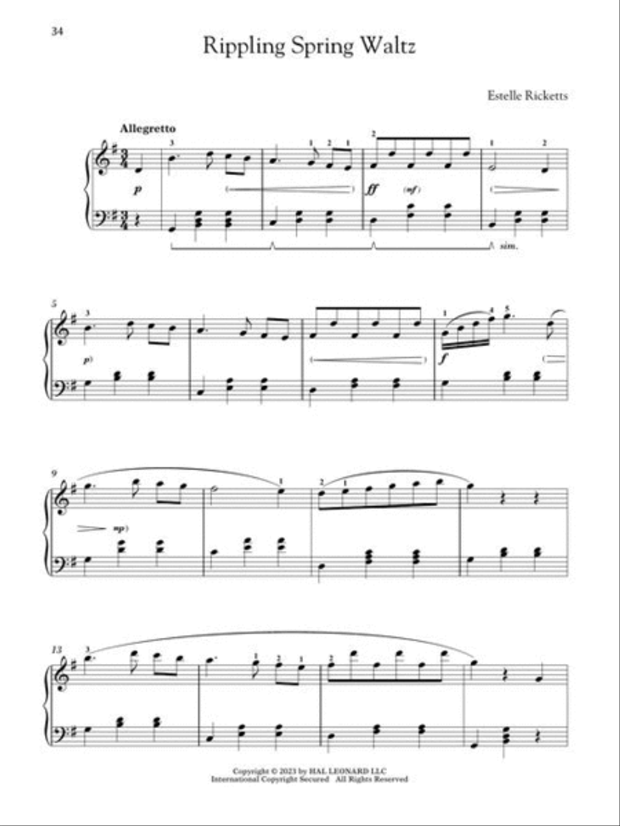 Expanding the Repertoire: Music of Black Composers - Level 2 Piano Solo scores gallery preview page 6