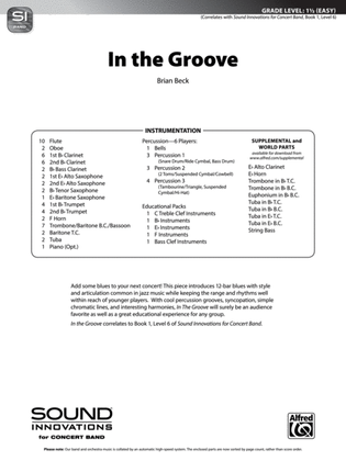 Book cover for In the Groove: Score
