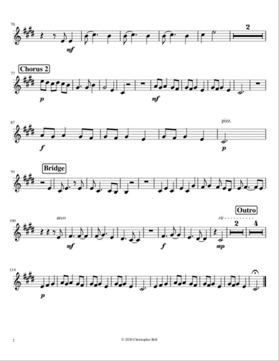 When The Party's Over String Orchestra scores gallery preview page 6
