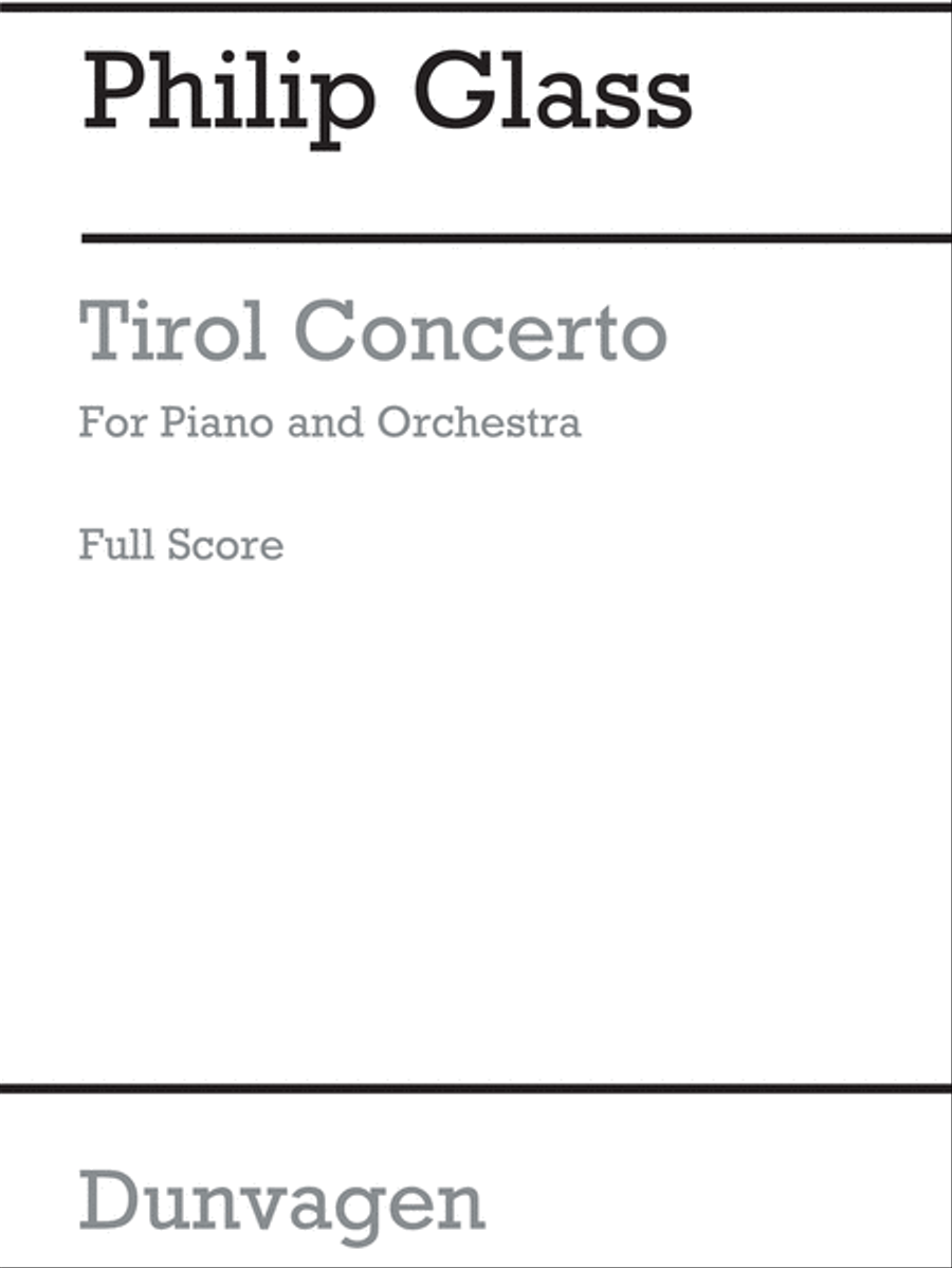 Tirol Concerto Orchestra scores gallery preview page 1