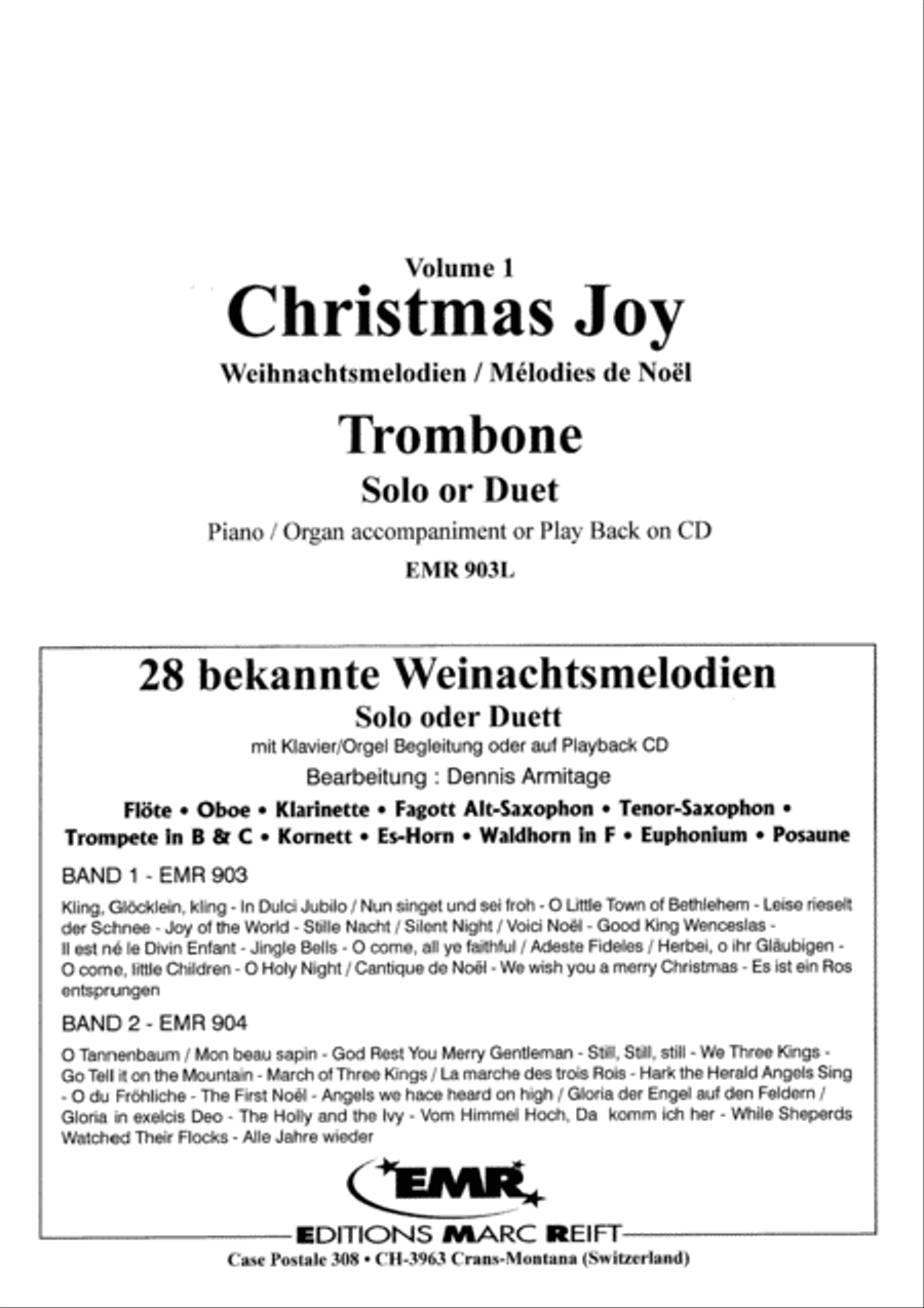 28 Weihnachtsmelodien Vol. 1 Trombone Duet scores gallery preview page 2