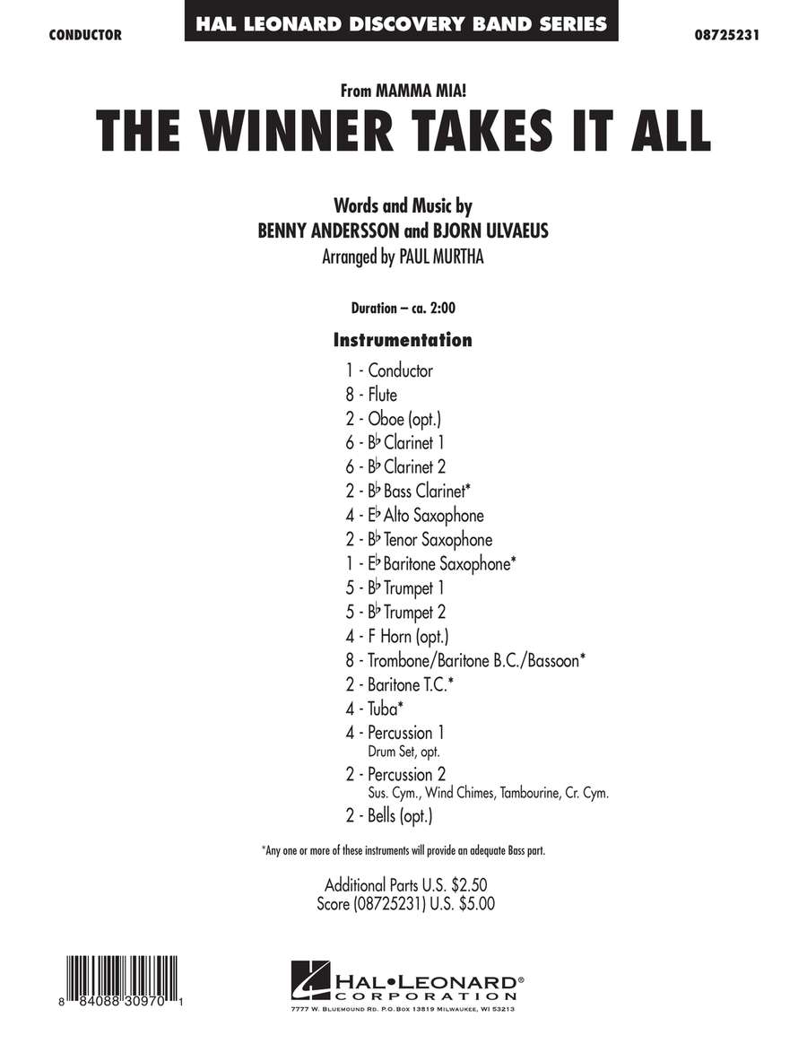 The Winner Takes It All (from 