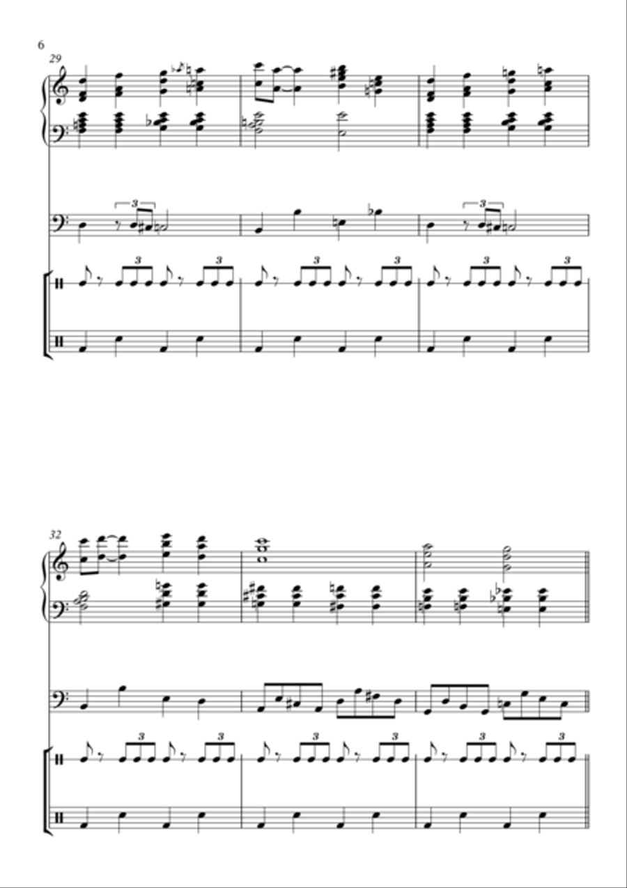 Georgia On My Mind Small Ensemble scores gallery preview page 6