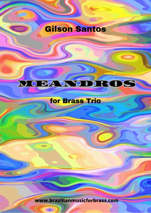 Book cover for MEANDRO for Brass Trio