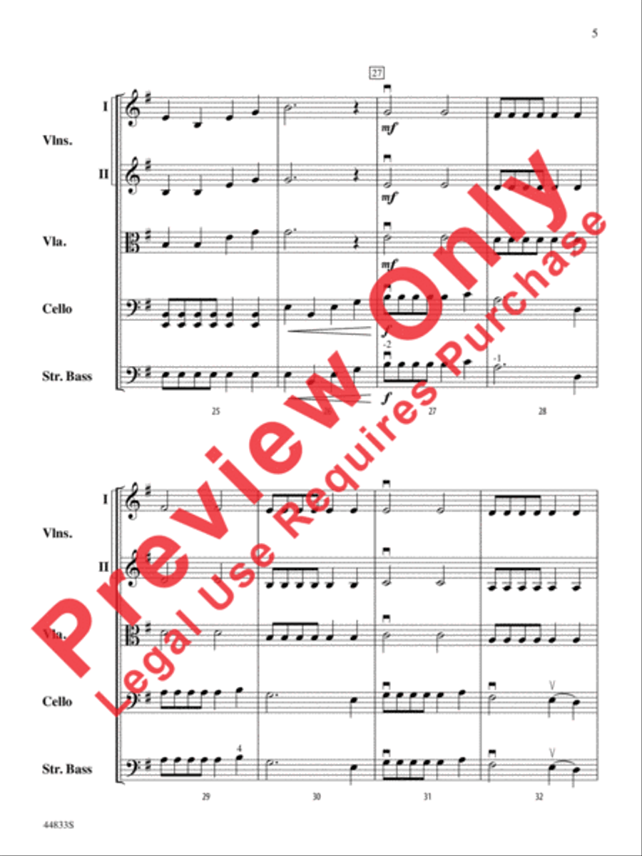 Our Heroes String Orchestra scores gallery preview page 14