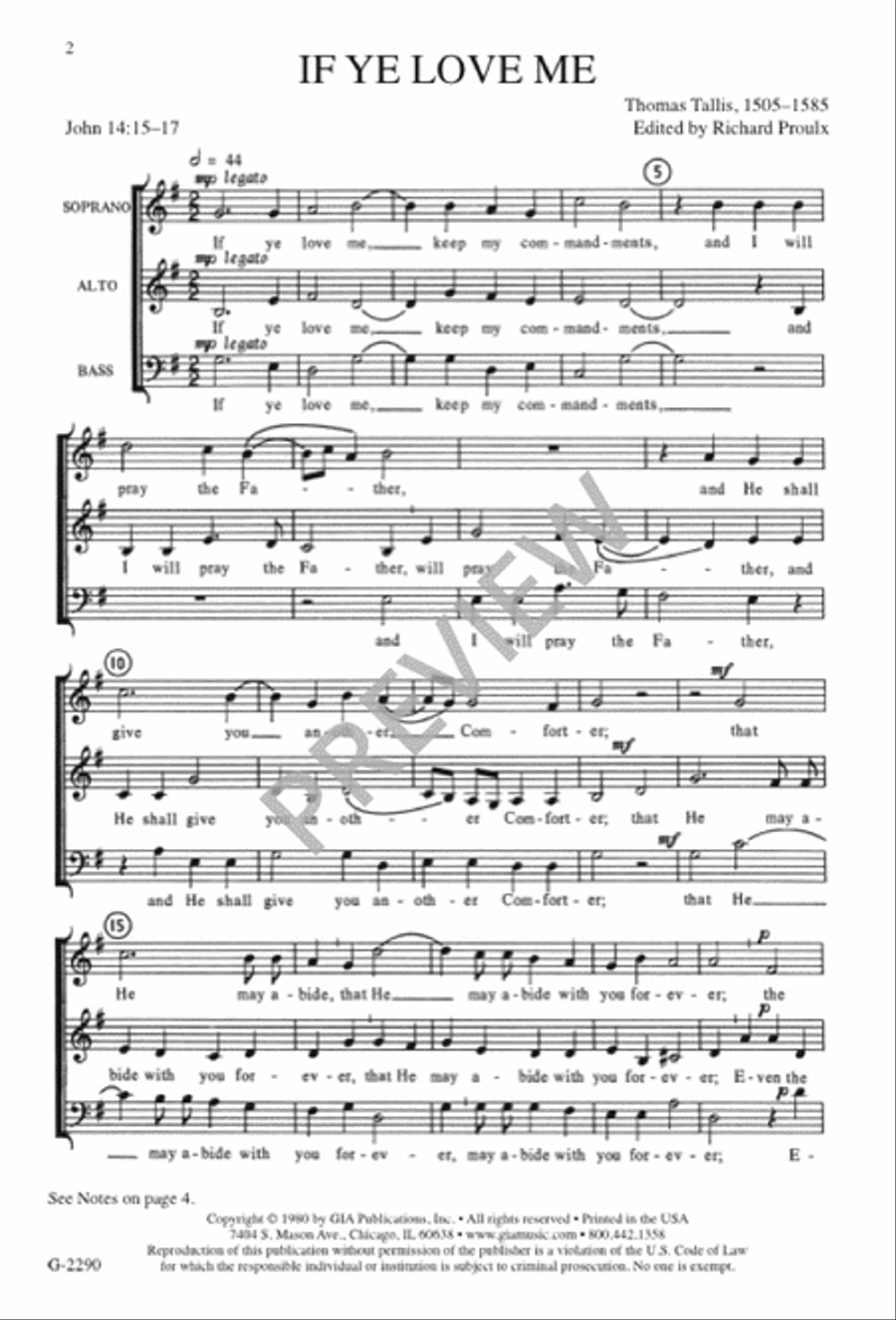 If Ye Love Me If Ye Love Me 3-Part scores gallery preview page 3