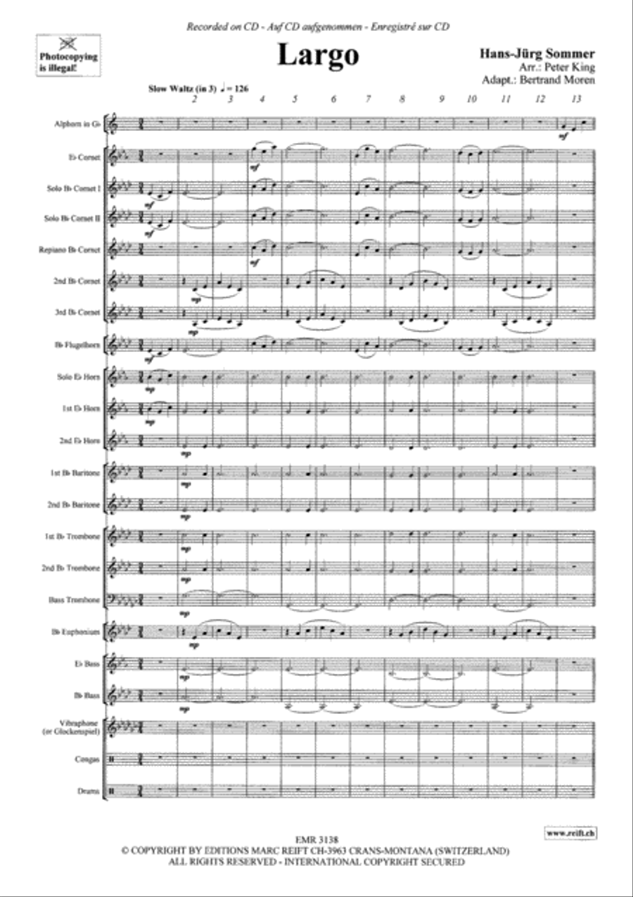 Largo Brass Band scores gallery preview page 4