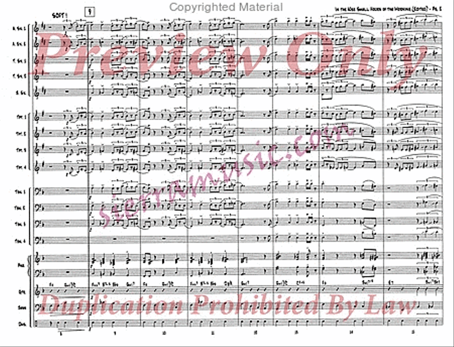 In The Wee Small Hours (Edited) Jazz Ensemble scores gallery preview page 3