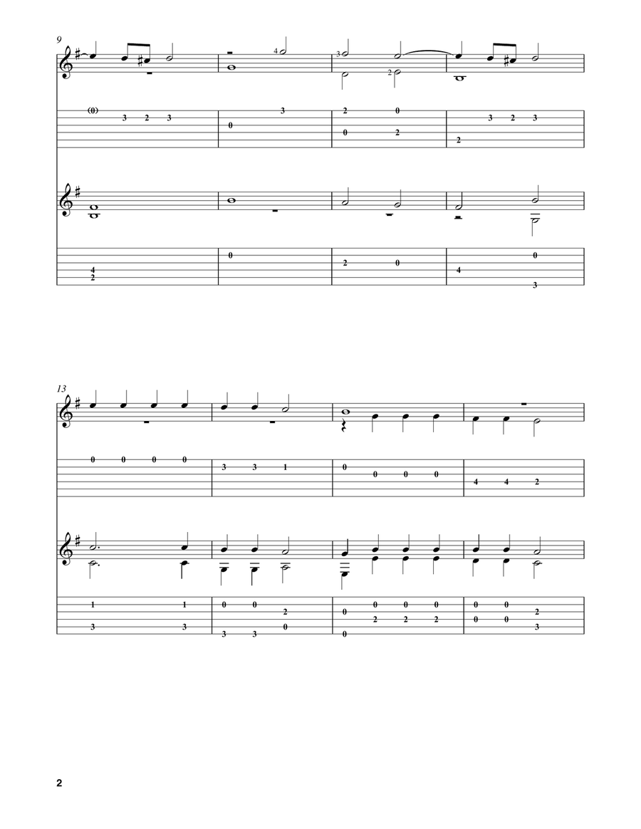 Mille regretz Mille regretz Classical Guitar scores gallery preview page 2