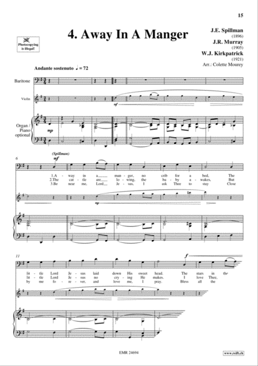 20 Greatest Christmas Songs Vol. 1 Baritone Voice scores gallery preview page 6