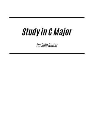 Study in C Major (for Solo Guitar)
