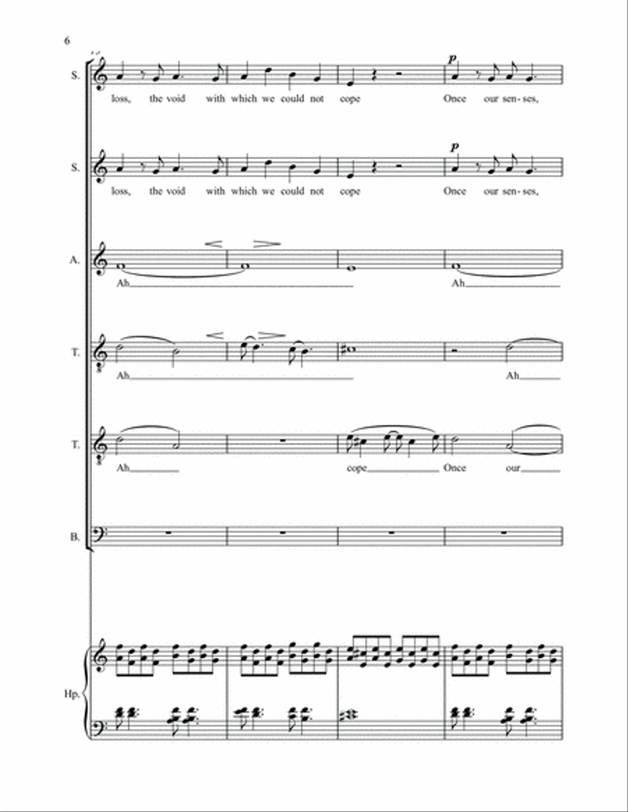 A Song of Hope Choir scores gallery preview page 6