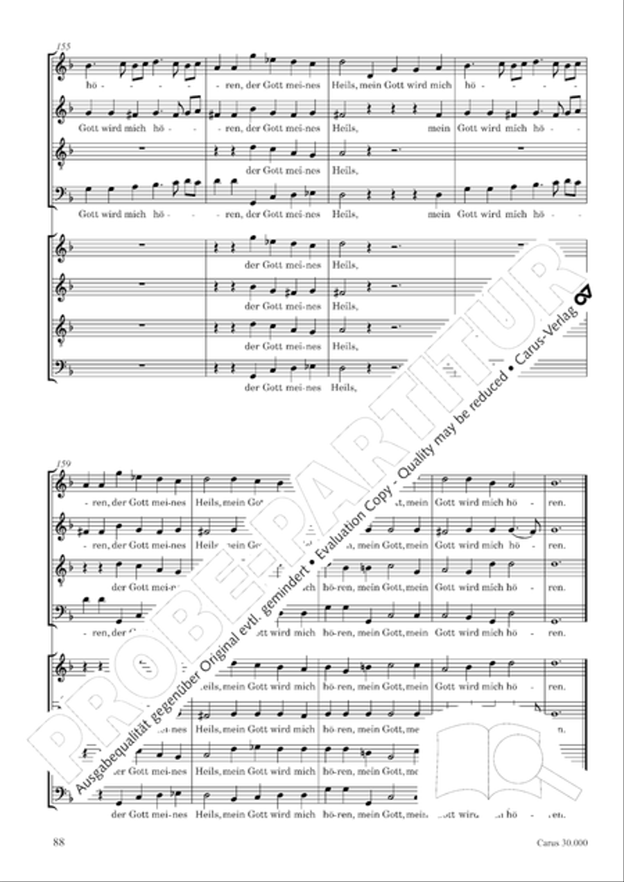 J.L. Bach: The complete motets Choir scores gallery preview page 95