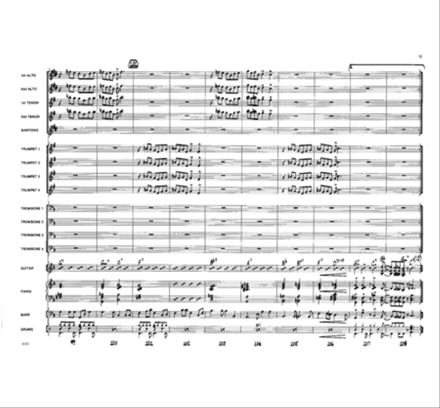 Chops, Don't Fail Me Now Chops, Don't Fail Me Now Jazz Ensemble scores gallery preview page 14