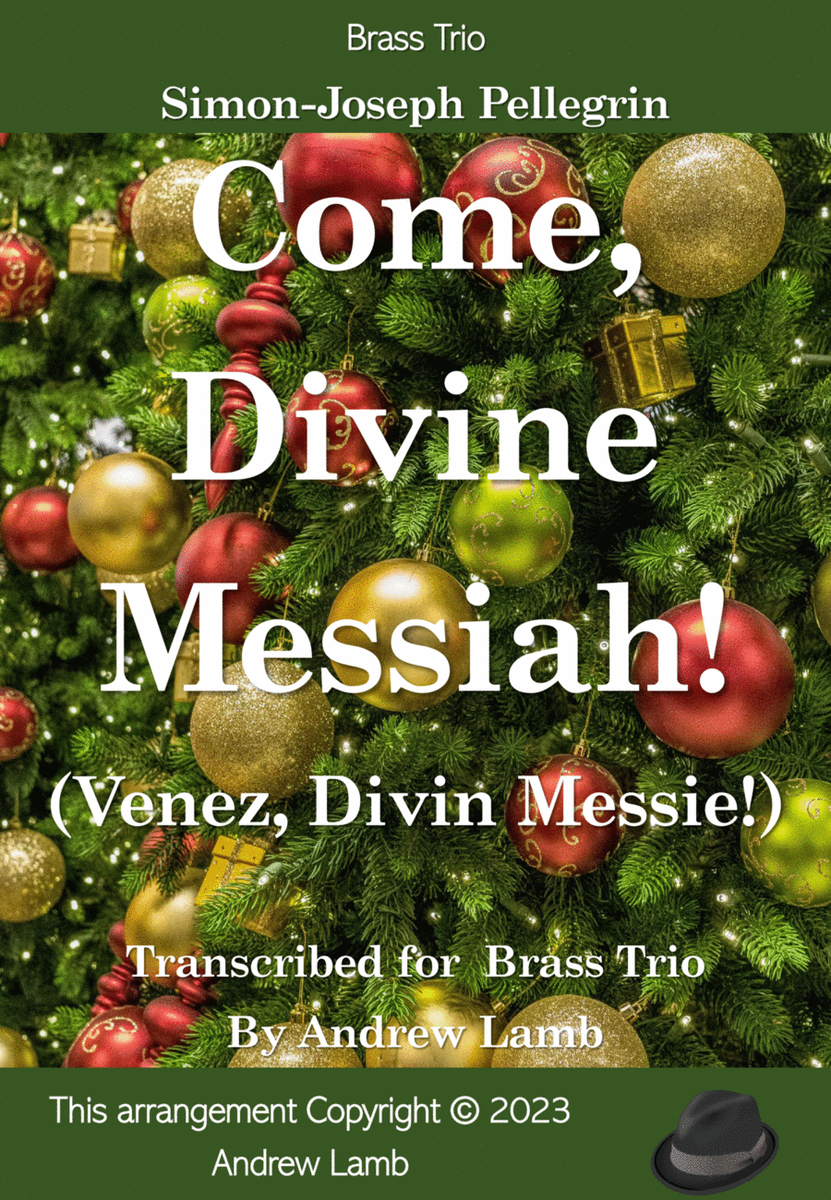 Come, Divine Messiah! (for Brass Trio) image number null