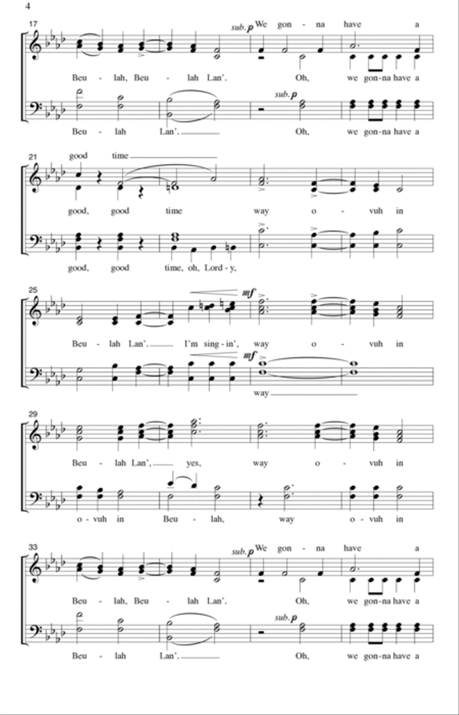Way Over In Beulah Lan' Divisi scores gallery preview page 2