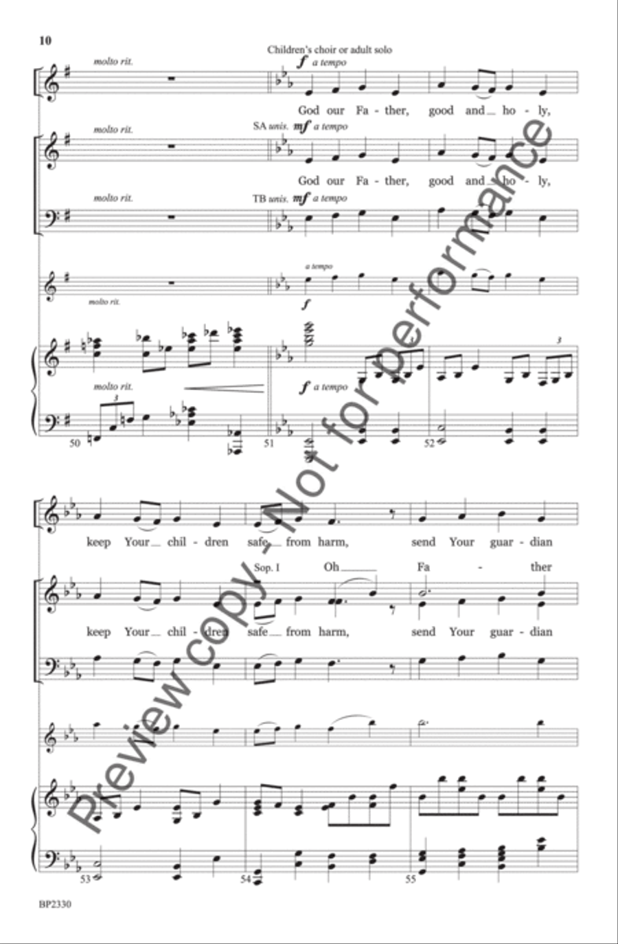 Keep Your Children Keep Your Children 4-Part scores gallery preview page 11