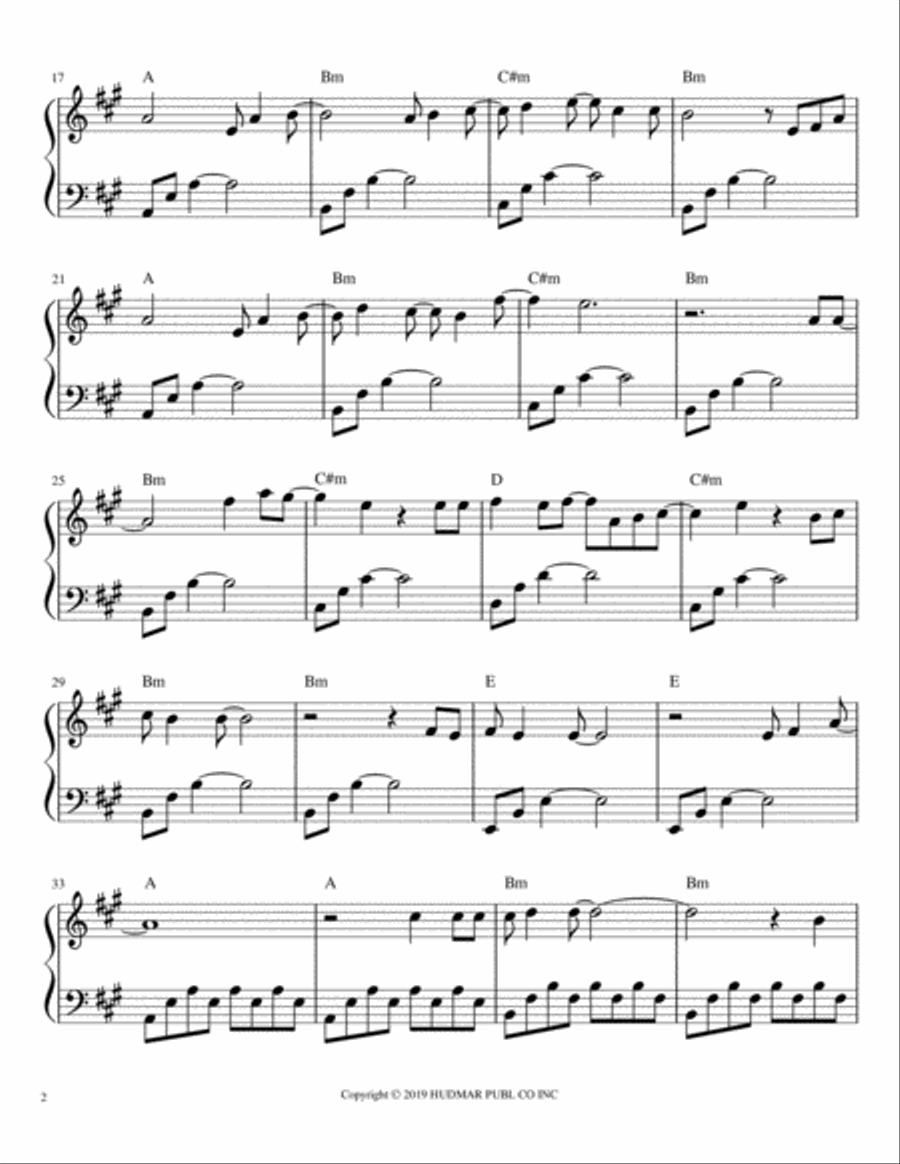 Heal The World (prelude) Voice scores gallery preview page 2