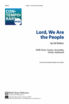 Book cover for Lord, We Are the People