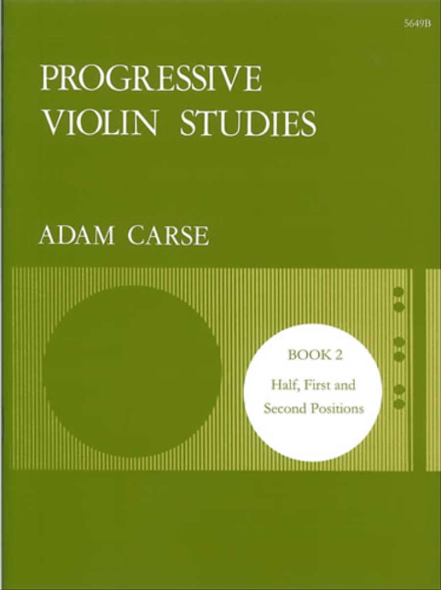 Progressive Violin Studies. Book 2 Violin scores gallery preview page 1