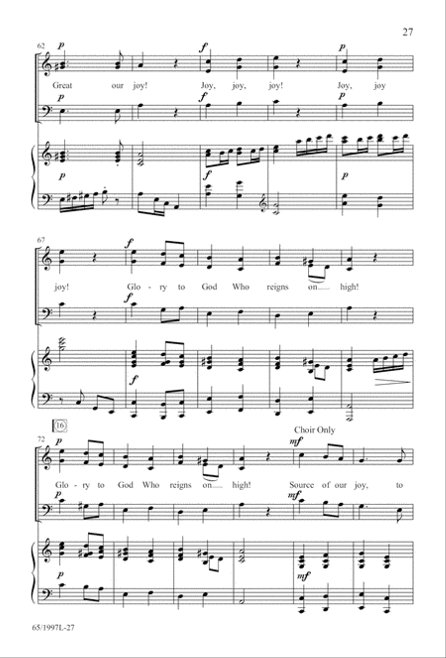 Candles and Carols Candles and Carols 3-Part scores gallery preview page 28