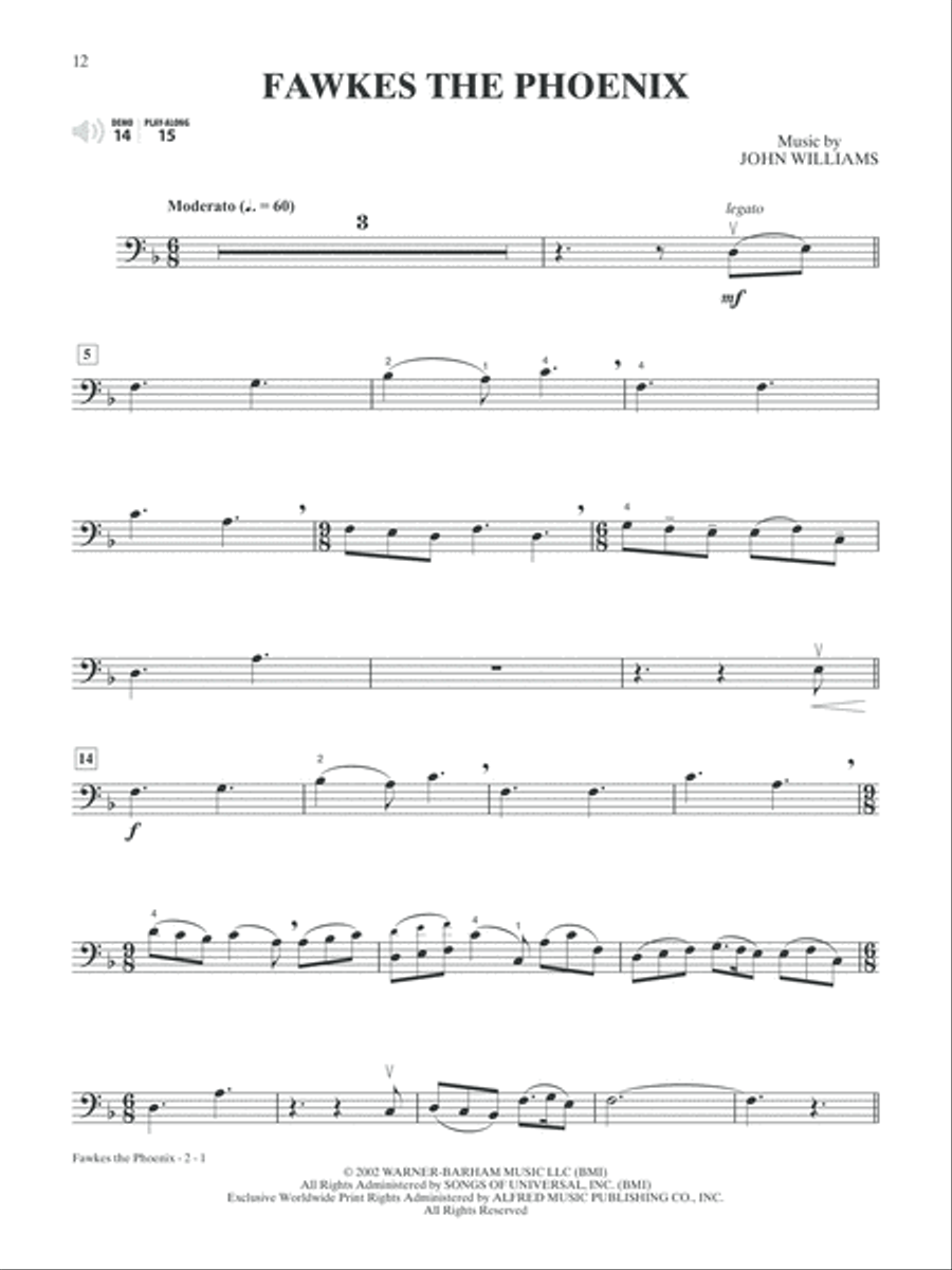 Harry Potter Instrumental Solos for Strings String Orchestra scores gallery preview page 9