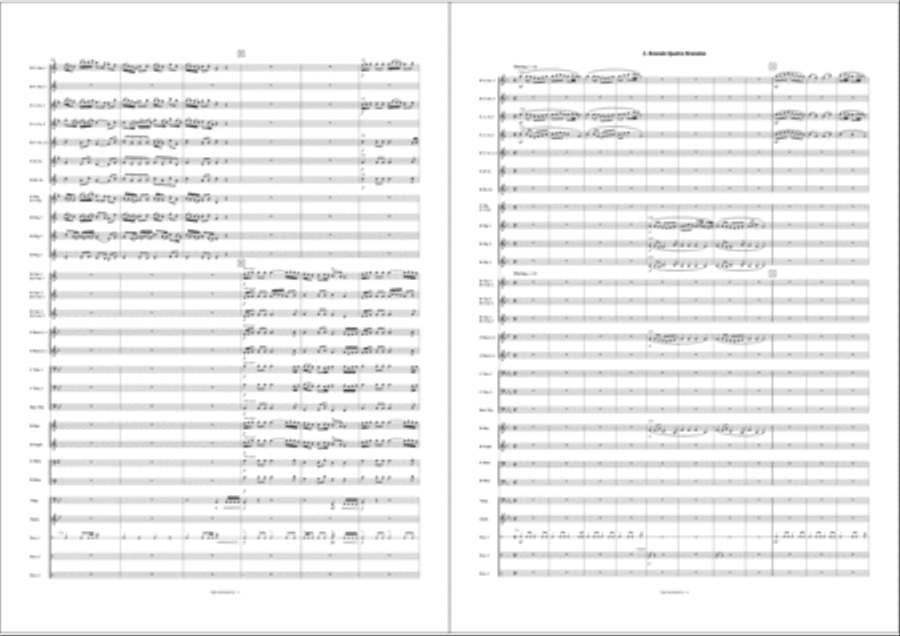 The Danserye Fanfare Band scores gallery preview page 4