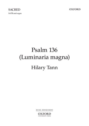 Book cover for Psalm 136 (Luminaria magna)