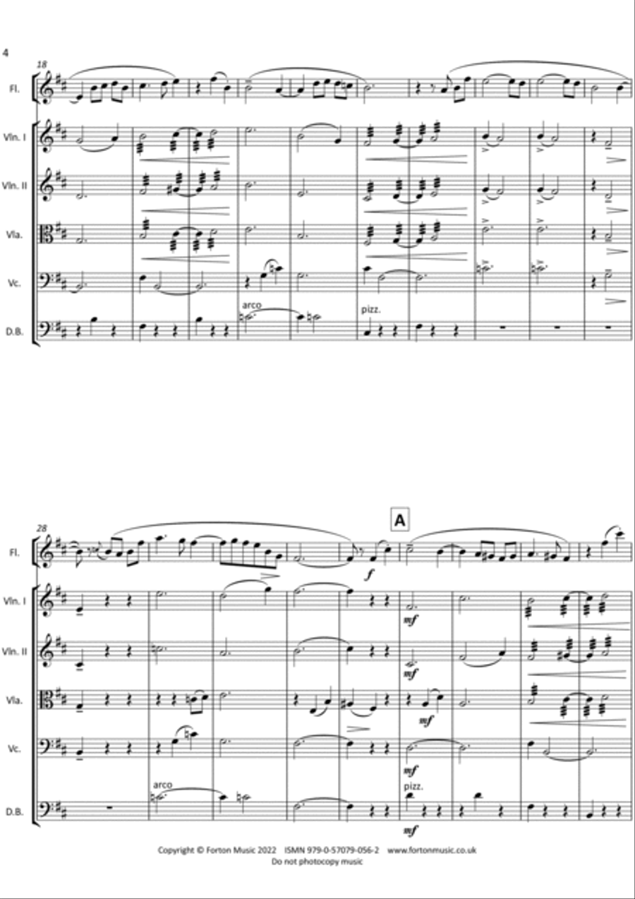Concertino Siciliano Concertino Siciliano Flute scores gallery preview page 4