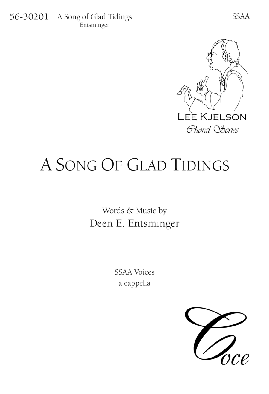A Song Of Glad Tidings A Song Of Glad Tidings SSAA scores gallery preview page 1