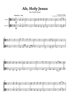 Ah, Holy Jesus (Viola Duet) - Easter Hymn