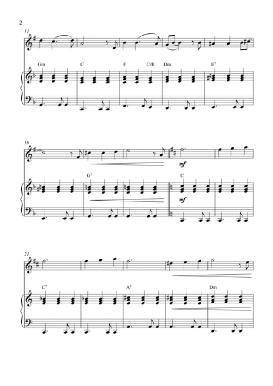 You Light Up My Life B-Flat Clarinet scores gallery preview page 2