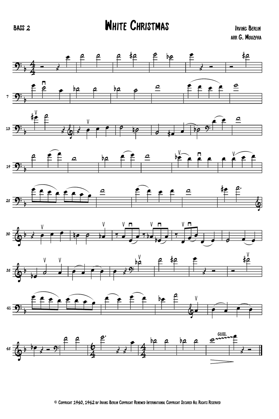 White Christmas Small Ensemble scores gallery preview page 2