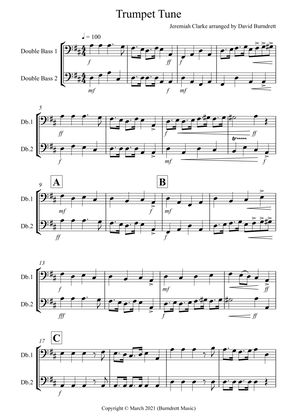 Trumpet Tune for Double Bass Duet