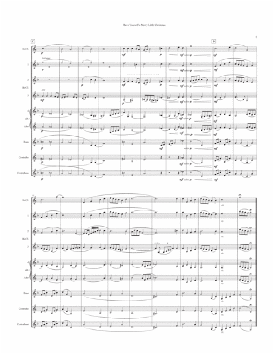 Have Yourself A Merry Little Christmas from MEET ME IN ST. LOUIS Woodwind Ensemble scores gallery preview page 3