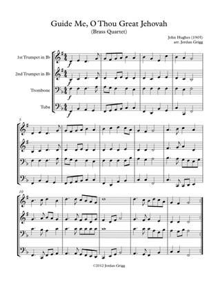 Guide Me, O Thou Great Jehovah (Brass Quartet)