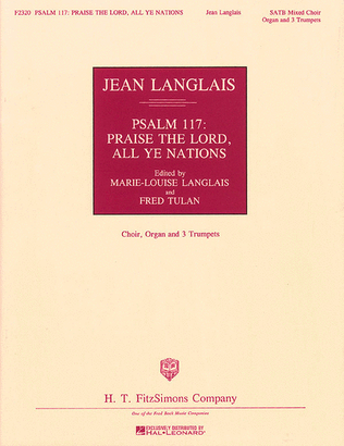 Book cover for Psalm 117: Praise the Lord, All Ye Nations