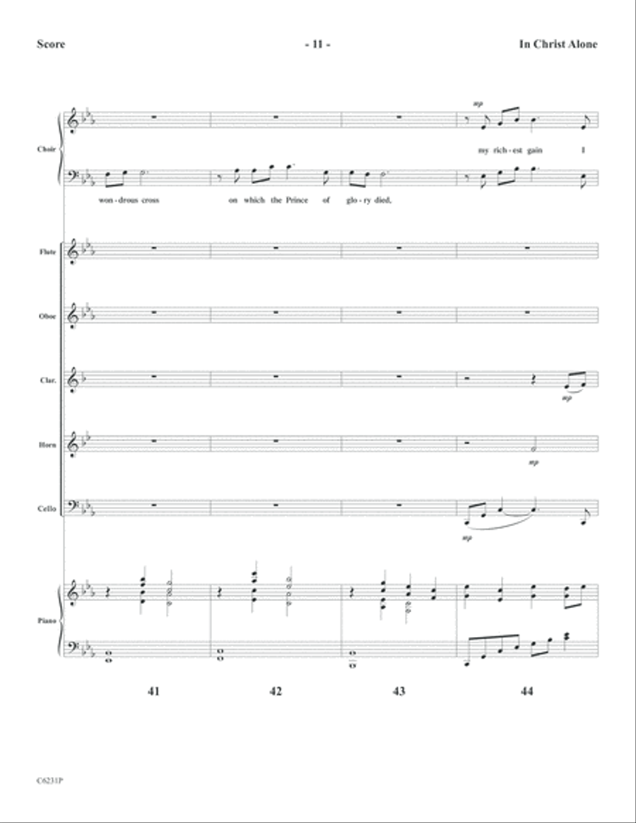 In Christ Alone with Cornerstone Choir scores gallery preview page 13