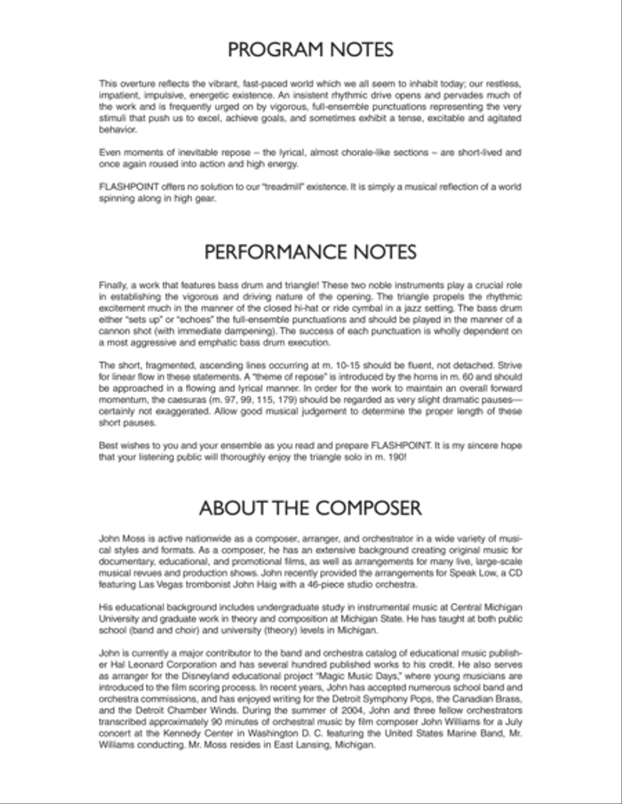 Flashpoint - Full Score Flashpoint - Full Score Score scores gallery preview page 2